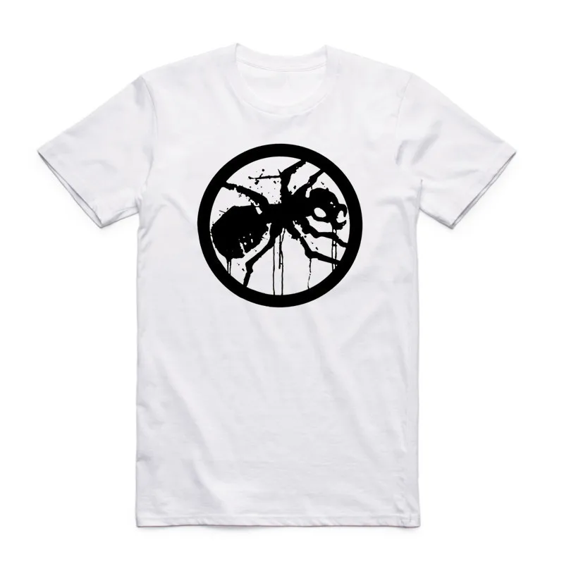 2019 Men Print THE PRODIGY EXPERIENCE White T Shirt THE PRODIGY Metal Rock Band Summer O Neck Short Sleeves T-shirt