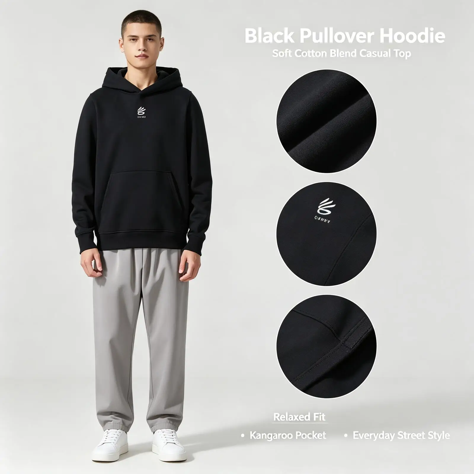 Under Armour Men's Sweatshirt, Sportswear, Running, Fitness Training, Casual Wear, Knitted Hooded Pullover 1387096-002