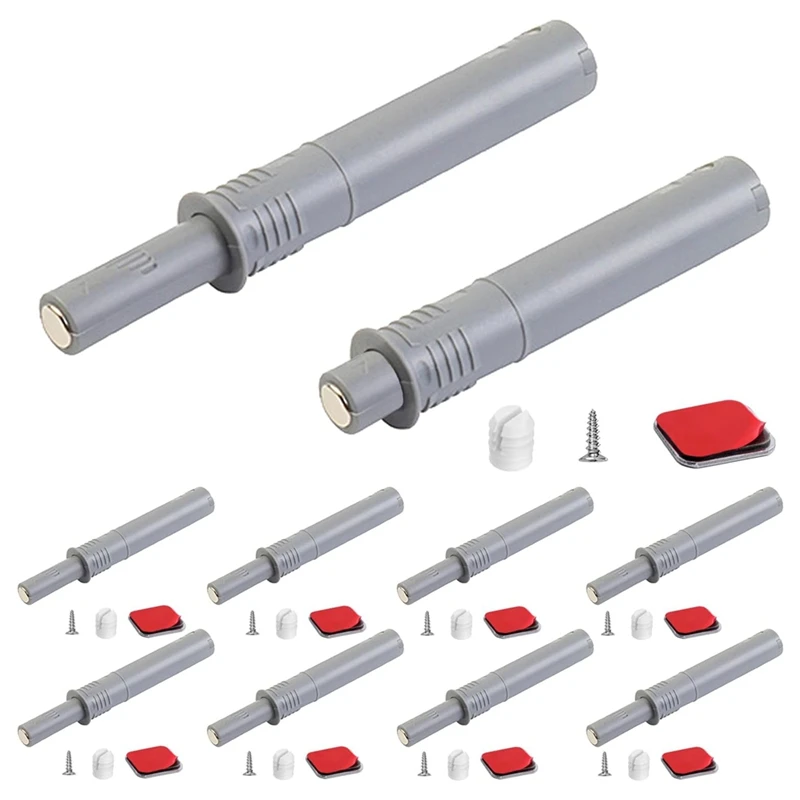 CEA Push To Open Cabinet Hardware 10Pack Push Latch & Lock For  Door Touch Latches And Catch Push Release Drawer