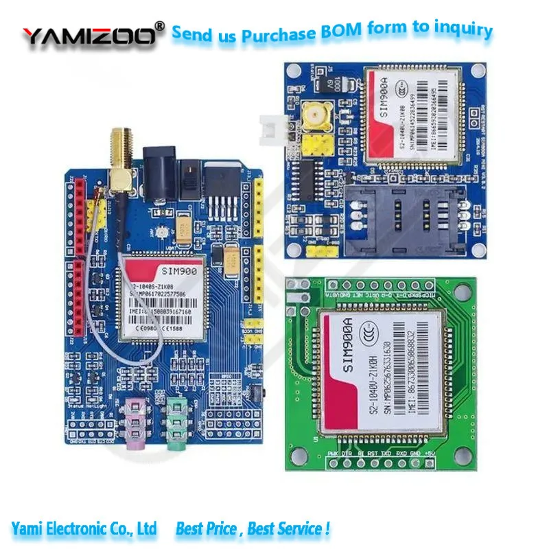 Комплект беспроводного удлинителя SIM900A SIM900 V4.0, мини-модуль GSM GPRS, антенна протестирована во всем мире, для Arduino