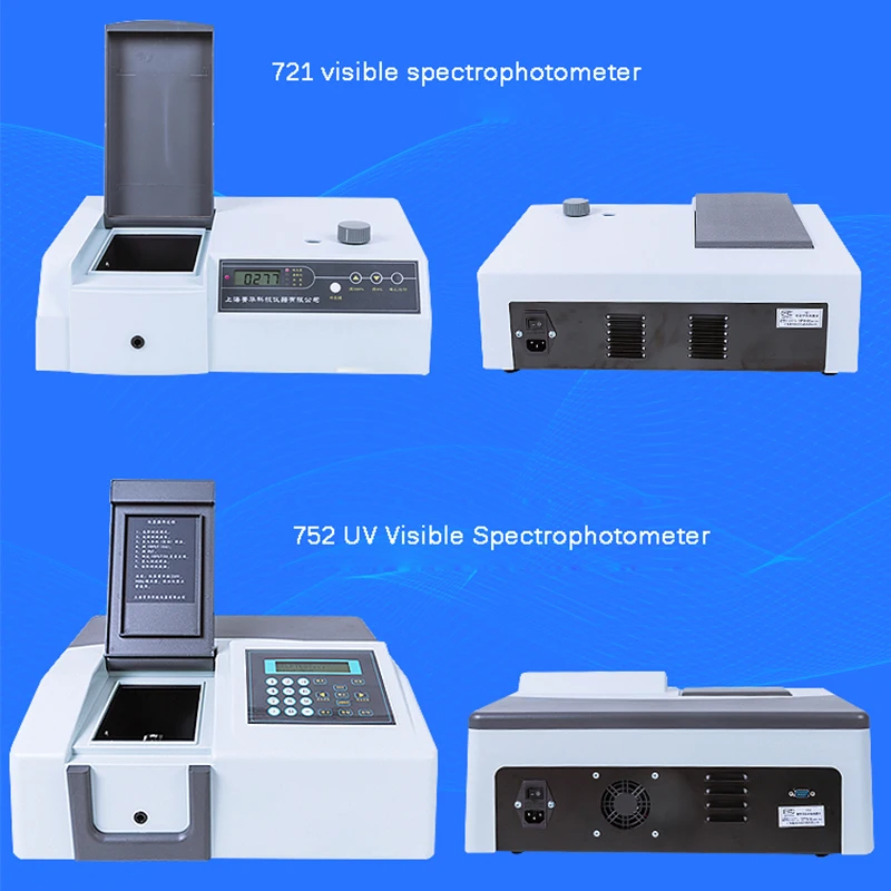 

Portable Digital UV-Vis Spectrophotometer 721 722N 722S 7230G 723 752 Spectrometer