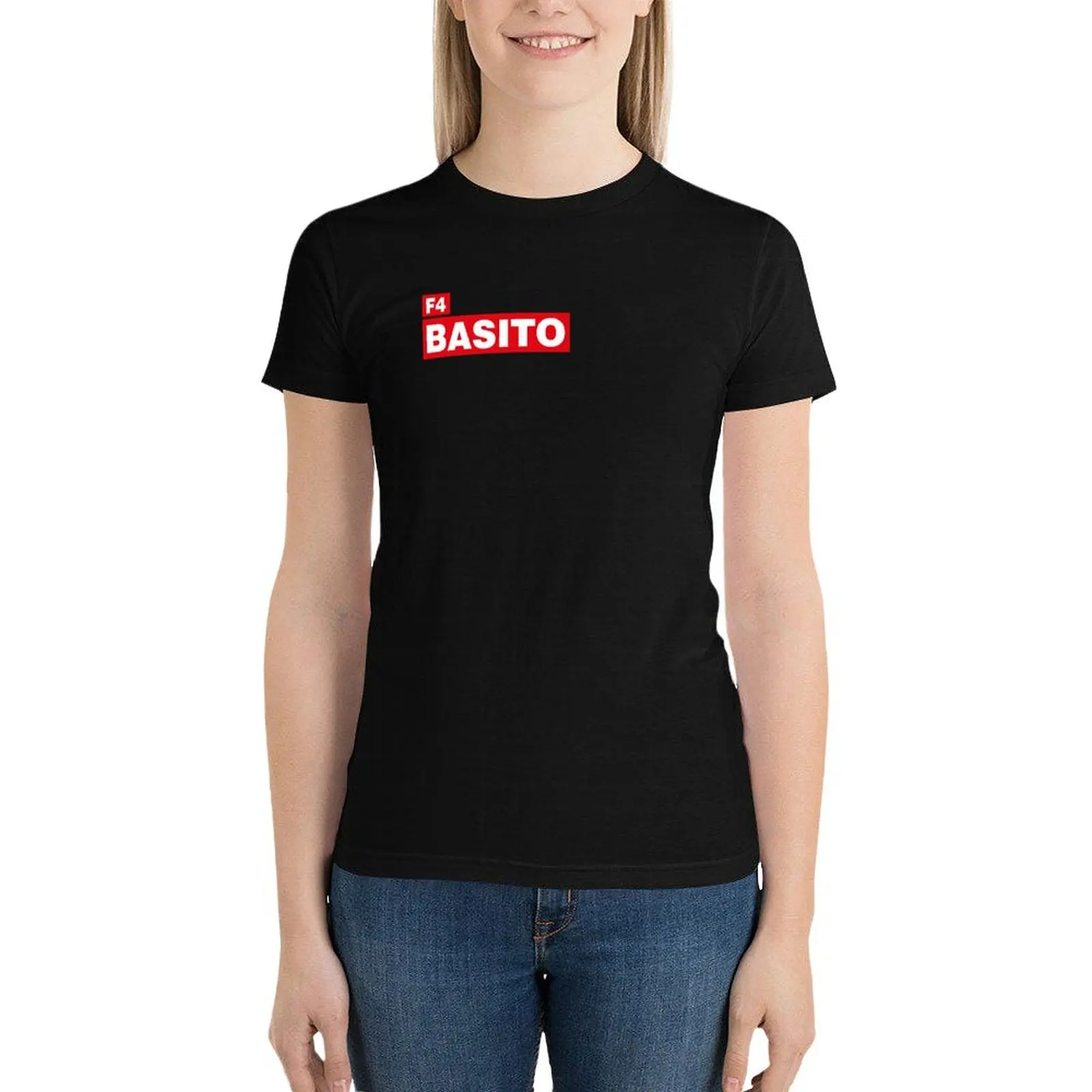 F4 BASITO | Serie Tv Italiana Boris T-Shirt summer tops Blouse korean fashion rock and roll t shirts for Women