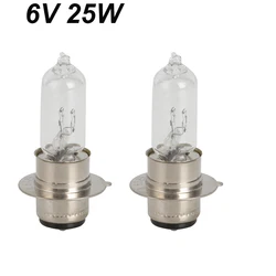 Pack 2 6v 25w Headlight Light Bulb For Honda Motorcycle CT70 SS50 S65 SL70 XL70 PC50 ATC 70-110