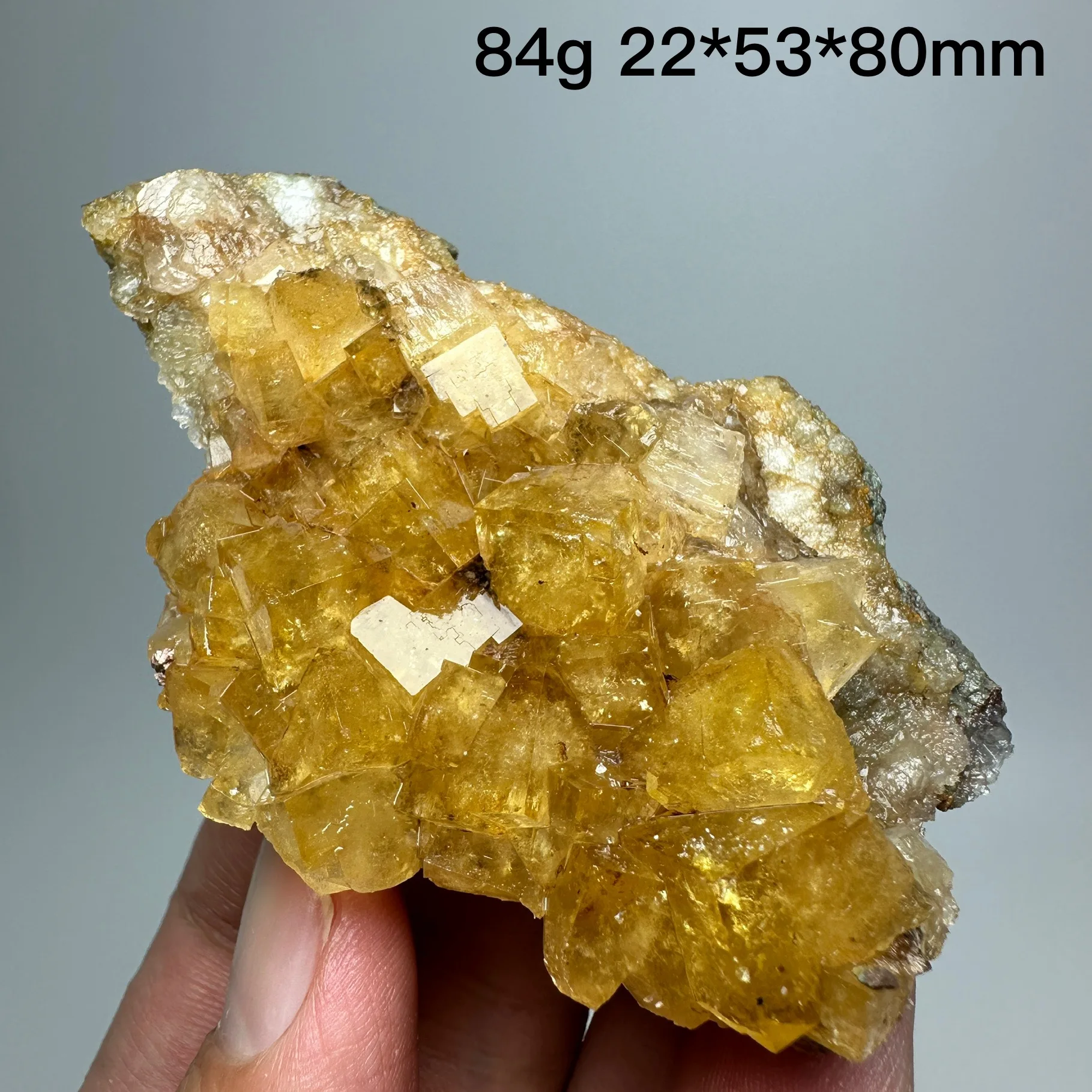 

Natural Beijing cube yellow fluorite Cluster mineral specimens + healing quartz crystals and stones rock gemstone