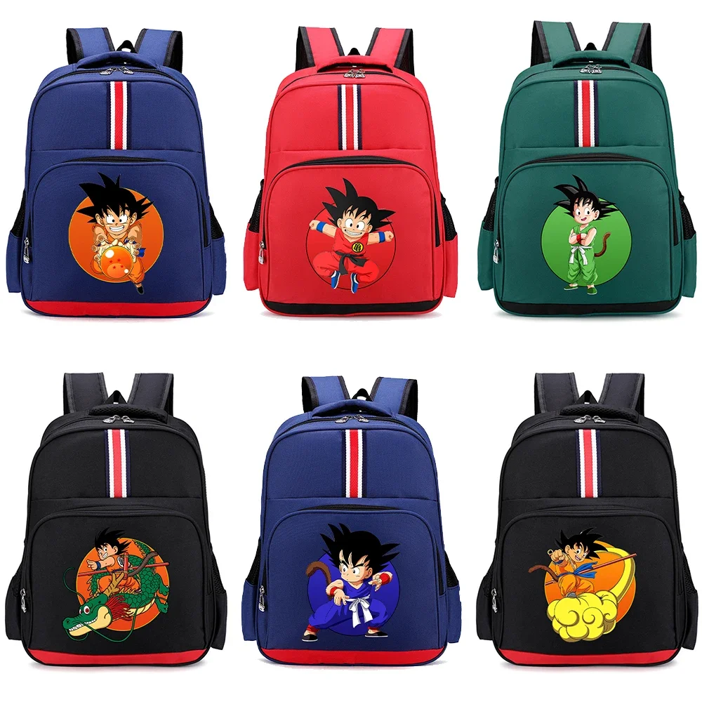 Mochila de Jardín de Infancia de Dragon Ball, Mochila Escolar de Son Goku, Bolsa de Entrenador, Mochila de Anime para Niños, Regalo de Cumpleaños
