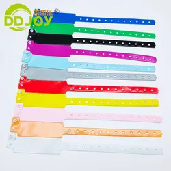 100pcs Bracelet charms One Time Use Vinyl Wristbands,Events Tickets Plastic Bracelets, PVC Wrist Band,Non-customised