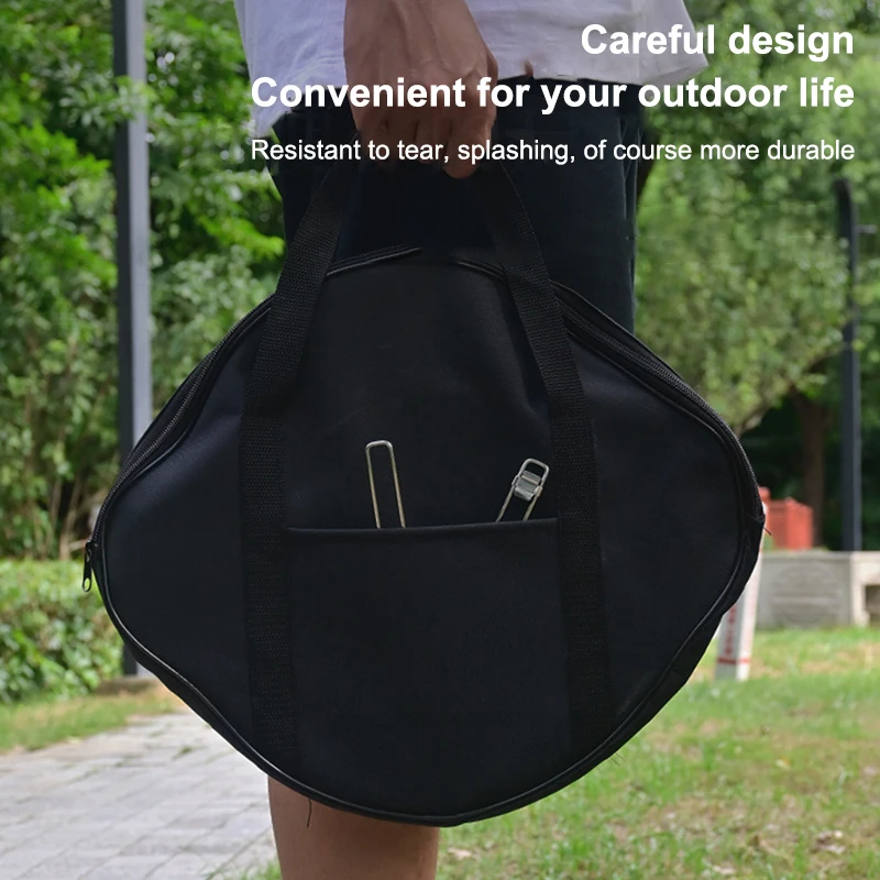 Bolsa de almacenamiento Oxford 600D para parrilla, estuche para caryying, bolsa impermeable para sartén, bolsa para sartén, herramienta para barbacoa al aire libre para Cocina