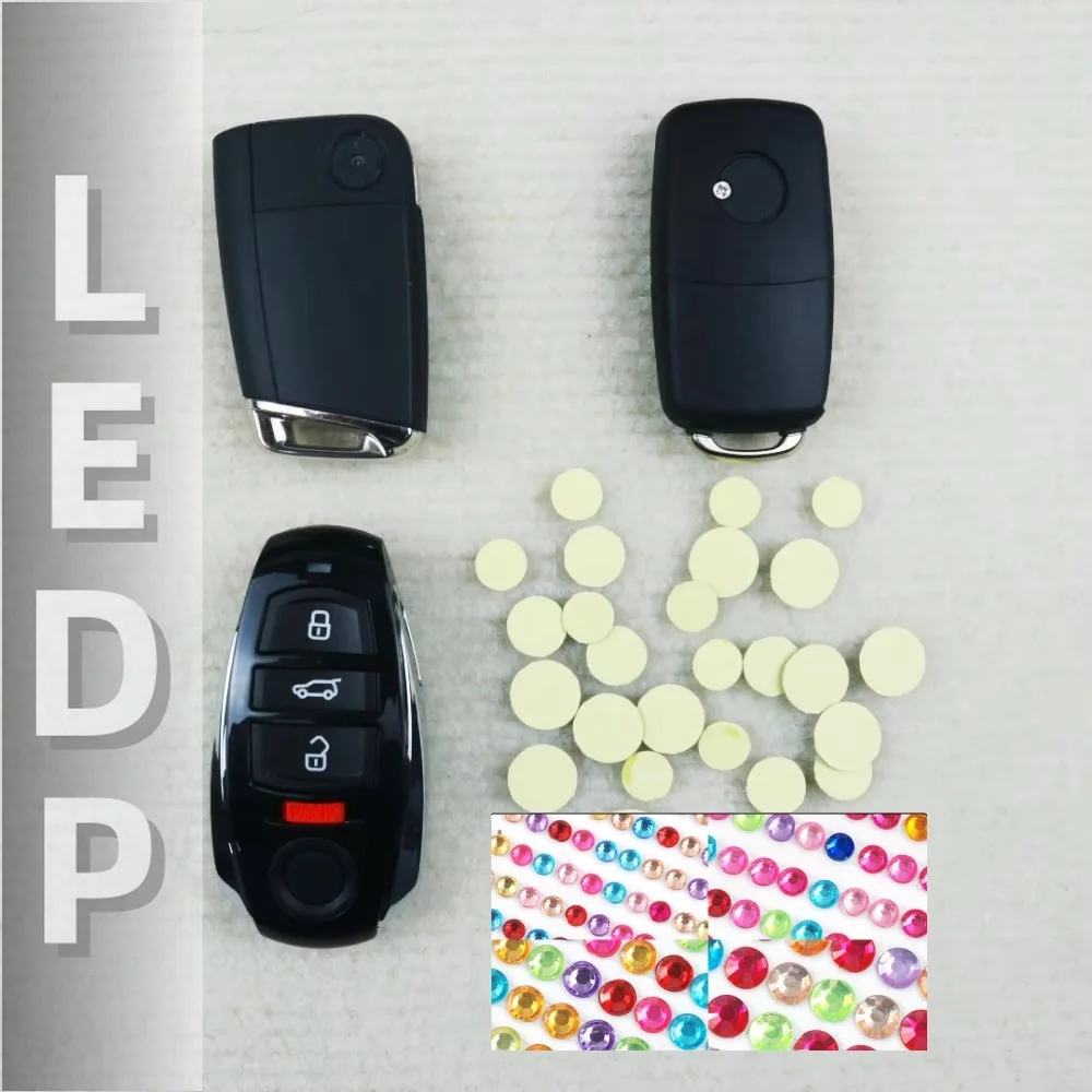 XCH Car Key Standard Logo Sticker Car Remote Key Logo Accessories Suitable for Volkswagen series cars