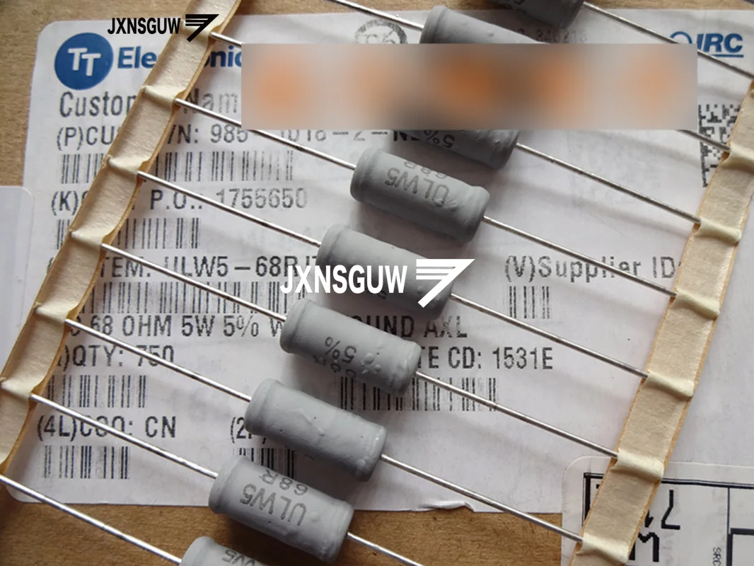 10PCS NEW Original British Welwyn ULW5 5% 5W68R Small size Resistors 5W 68R Wirewound Resistors 68R 5W 68ohm