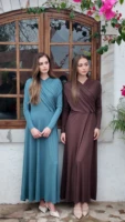 AS SS26 Flowy elegance wrap Maxi dress lightweight fabric flattering dressy woman clothes
