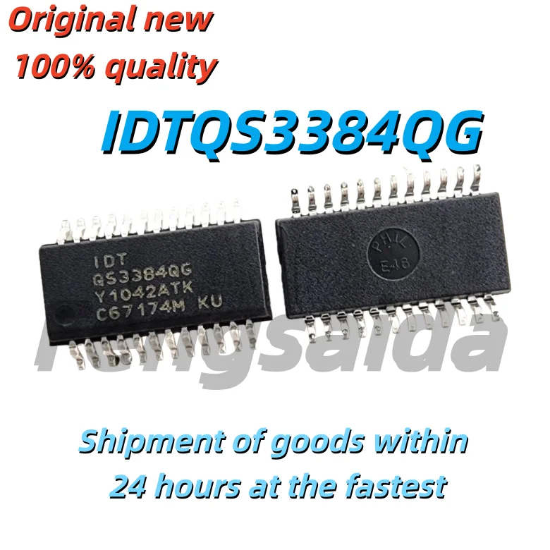 10PCS Brand new original IDTQS3384QG, QS3384QG, Q53384QG packaged SOP24 signal switch multiplexer