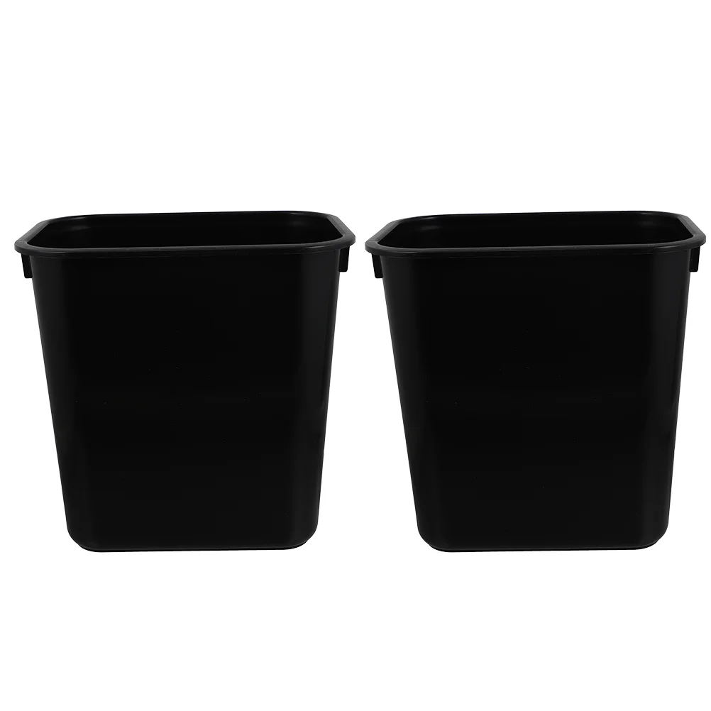 

2 Pcs Garbage Can Large Trash Bin Plastic Bucket Folding Flower Storage for Home Container