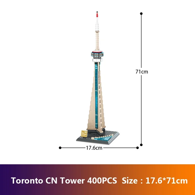 City Architecture Pair London Landmark Cristo Brazil Redentor Winter Palace Building Blocks Street View Model Construcion Toys