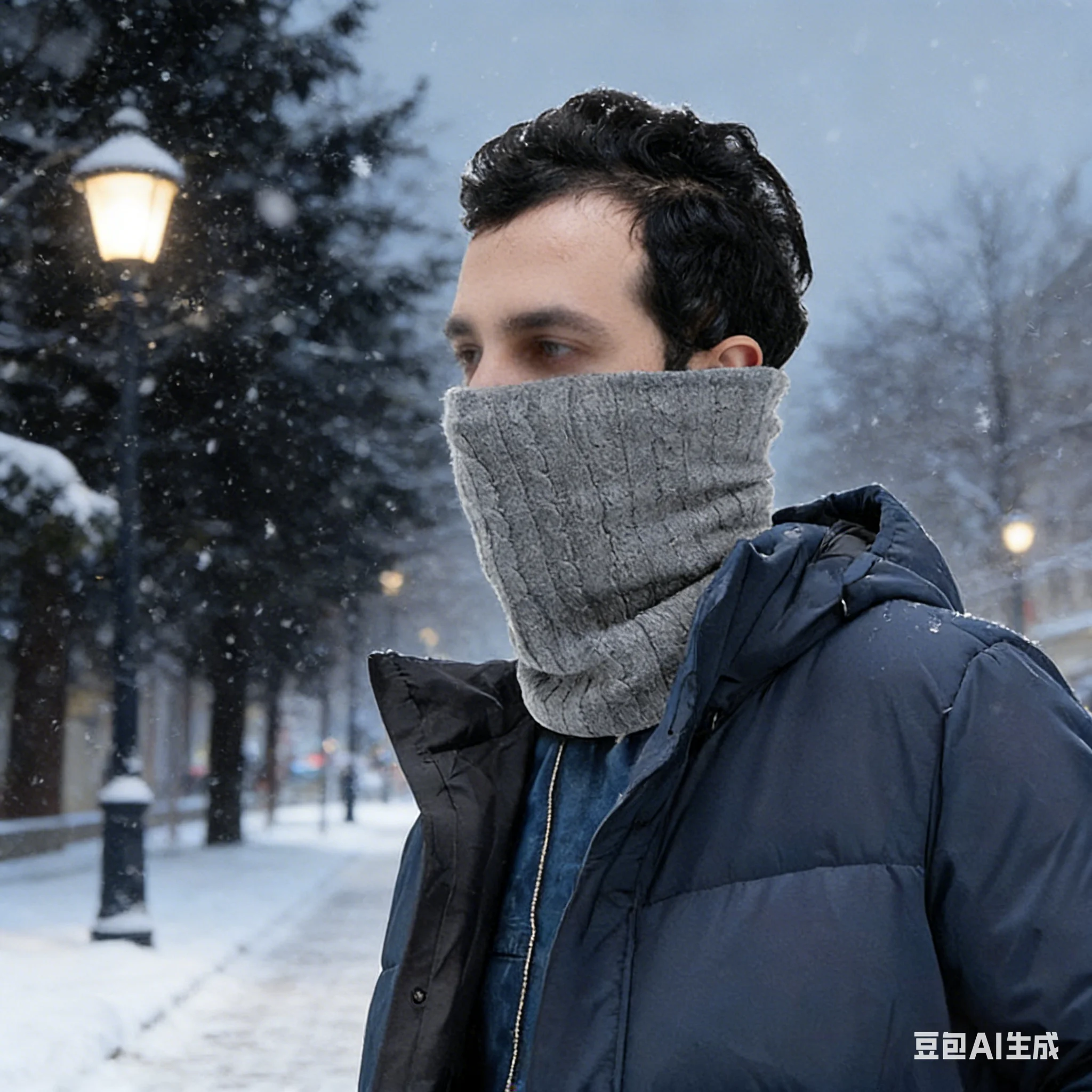 

Outdoor Neck Scarf Windproof Neck Protection Half-face Mask For Skiing Hiking Cycling Winter Sleeve Scarf Accessories