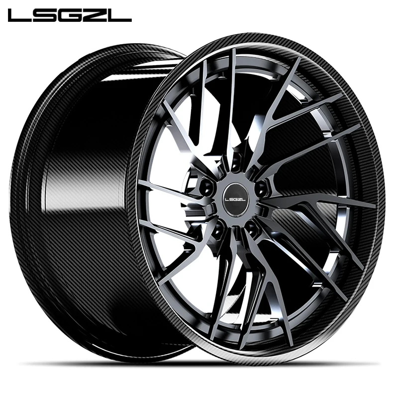 

LSGZL 18-21 Inch Carbon Fibre Wheel Hub New Forged for BMW & Mercedes-Benz S600S450S63GLS500A8Q7 Modified 35mm/40mm/30mm/25mm ET
