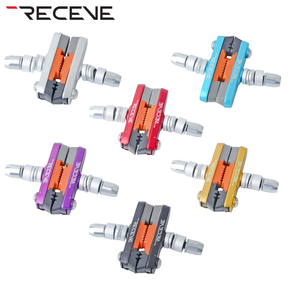 AliExpress HASSNS RECEVE Folding Bike Brake Pads Bicycle Rim V Brake Pads BMX Rubber Block Braking V-Brake Holder Shoes For Brompton Cycling