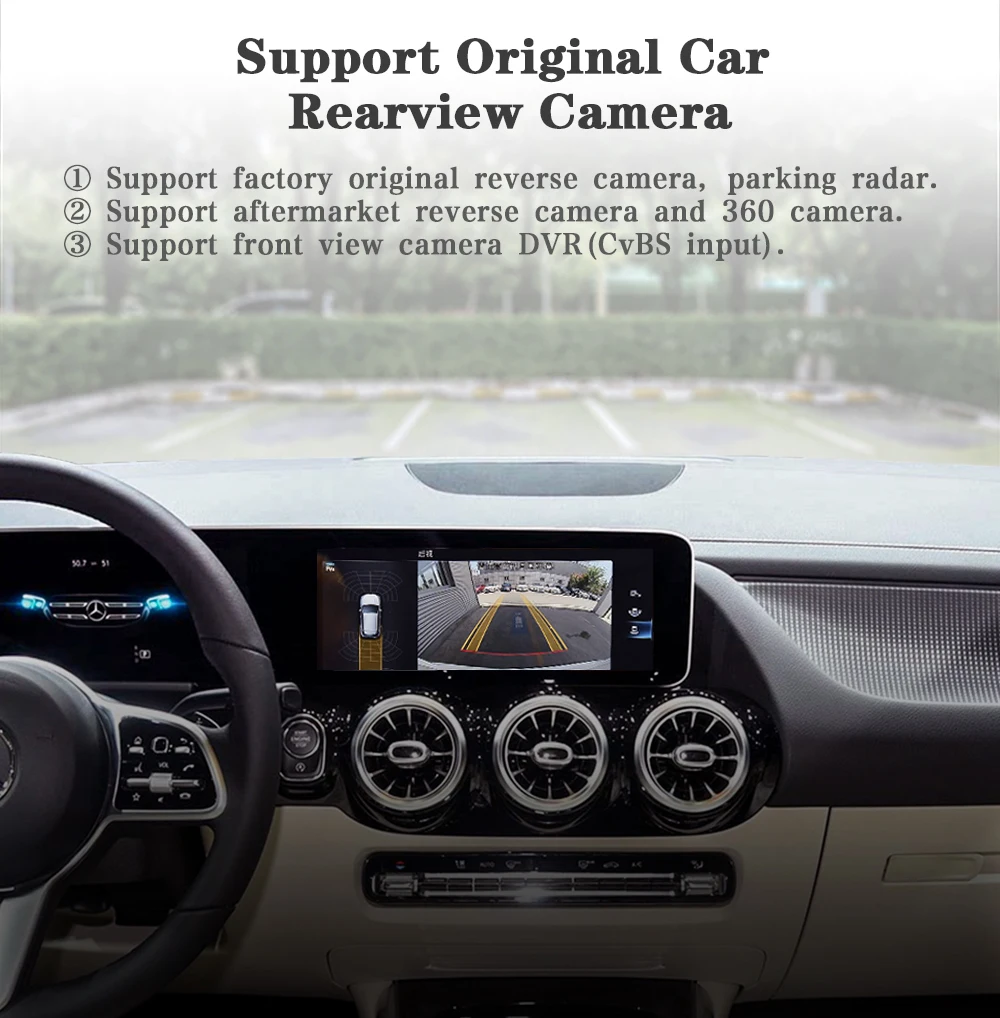 Kabelloses Carplay Android Auto Modul für Mercedes Benz A B C E GLA GLK GLS CLA ML Klasse 2019-2022 NTG 6.0 Mirror Link BT GPS – Detail 9