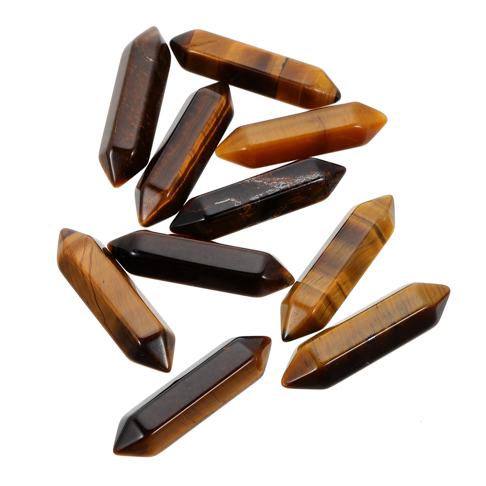 

10pcs Stone Ornaments Natural Chakra Stones Decorative Healing Anxiety Relief Meditation Yoga Spa Energy Stones