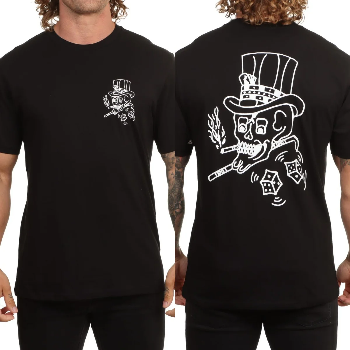 Camiseta de Marca Volcom para Esportes ao Ar Livre, Adequada para Passeios Diários, Estilo Luxuoso Unissex para Homens e Mulheres