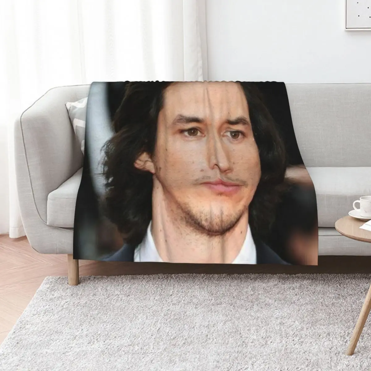 

adam driver Throw Blanket Decorative Sofas Plush Decorative Sofa Quilt Blankets