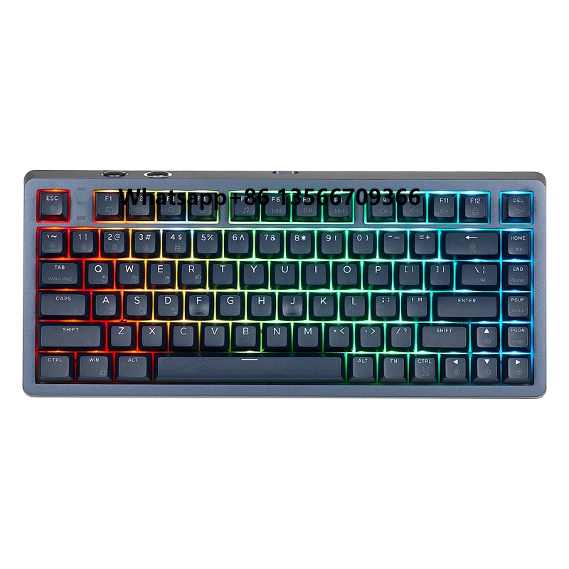 

Custom 75 Mechanical Keyboard Top Designer Rgb Hot Swapable Gasket Wireless Aluminum Gaming Keyboards
