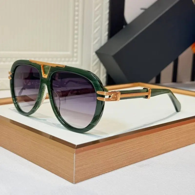 Luxury UV400 Sunglasses for Men And Women Alloy Temple Acetate Designer Eyewear Sun Glasses with Box Model Z104