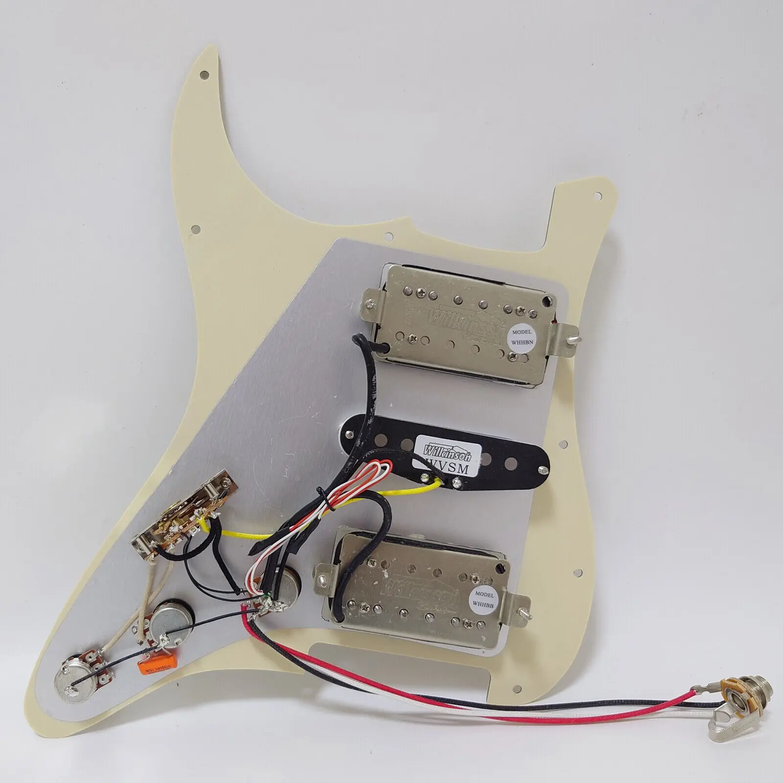 HSH Prewired Loaded Pickguard with Alnico 5 Humbucker Pickups Set for ST Electric Guitars Replacement Parts