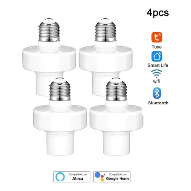 Smart WiFi-spot E26/E27 4-delig Alexa-accessoire