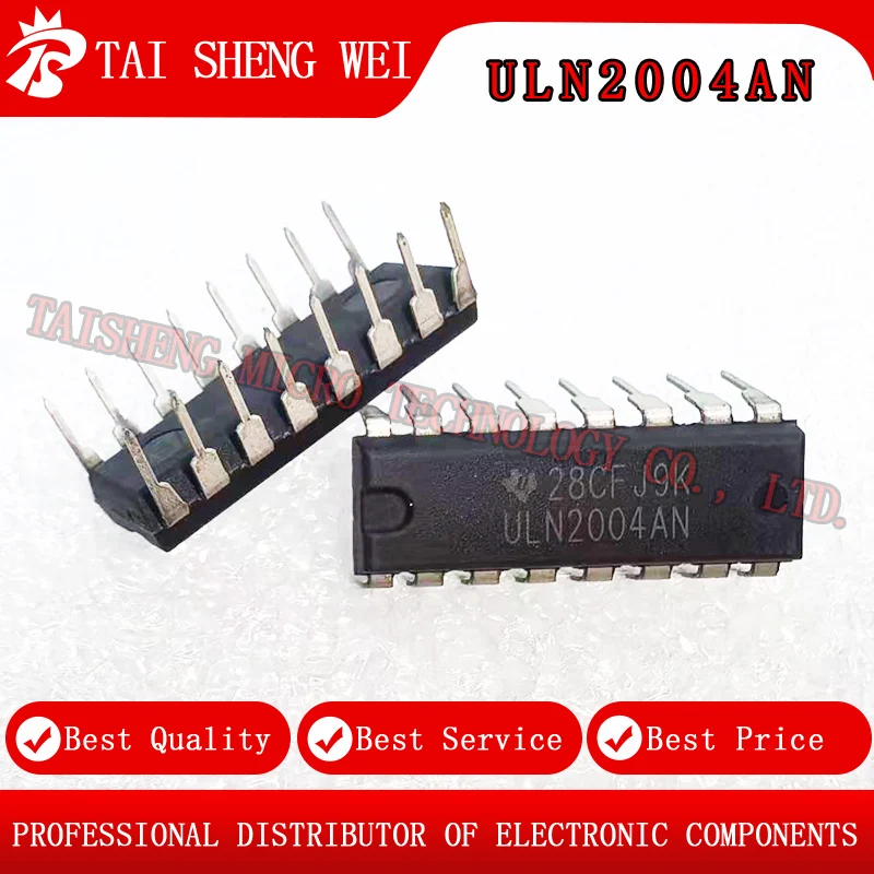 5PCS Brand New Original ULN2004A ULN2004APG ULN2004 ULN2004AN Driver/Receiver IC Integrated Circuit DIP-16