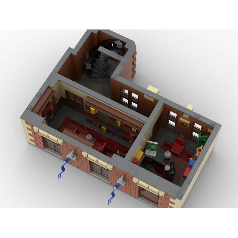 Moc Modular British Oxford Style Architectural University Model DIY Montage Baustein Spielzeug Kindergeburtstagsgeschenk