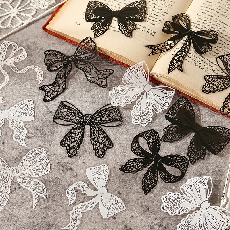 20Pcs/Pack Lace Dream Series Stickers Material Perfect for Journaling Diy Scrapbooking Supplies view 4