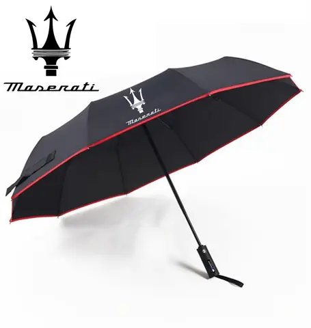 Car Automatic Folding Windproof Sunshade Umbrella For Maserati Grecale Coupe Quattroporte GranTurismo Ghibli Levante MC20 Spyder