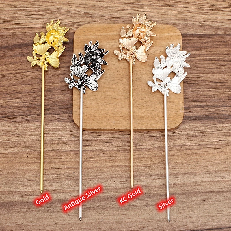 BoYuTe Alloy Hair Stick Headwear Handmade Materials Diy Hair Jewelry Accessories and Components