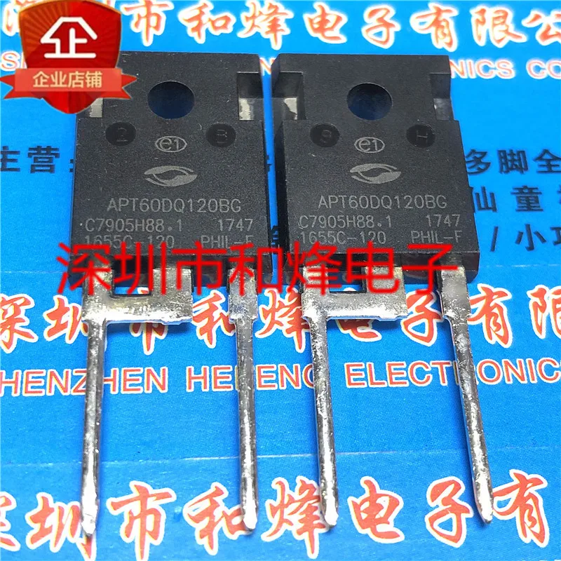 5PCS-10PCS APT60DQ120BG 1200V/60A  TO-247NEW AND ORIGINAL Fast Shipping Quality