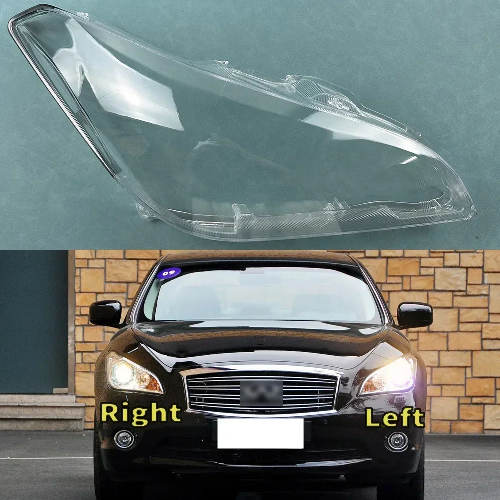 

For Infiniti M Series M25 M35 M37 2011 2012 Car Front Headlight Cover Lens Glass Headlamps Transparent Lampshad Lamp Shell Masks