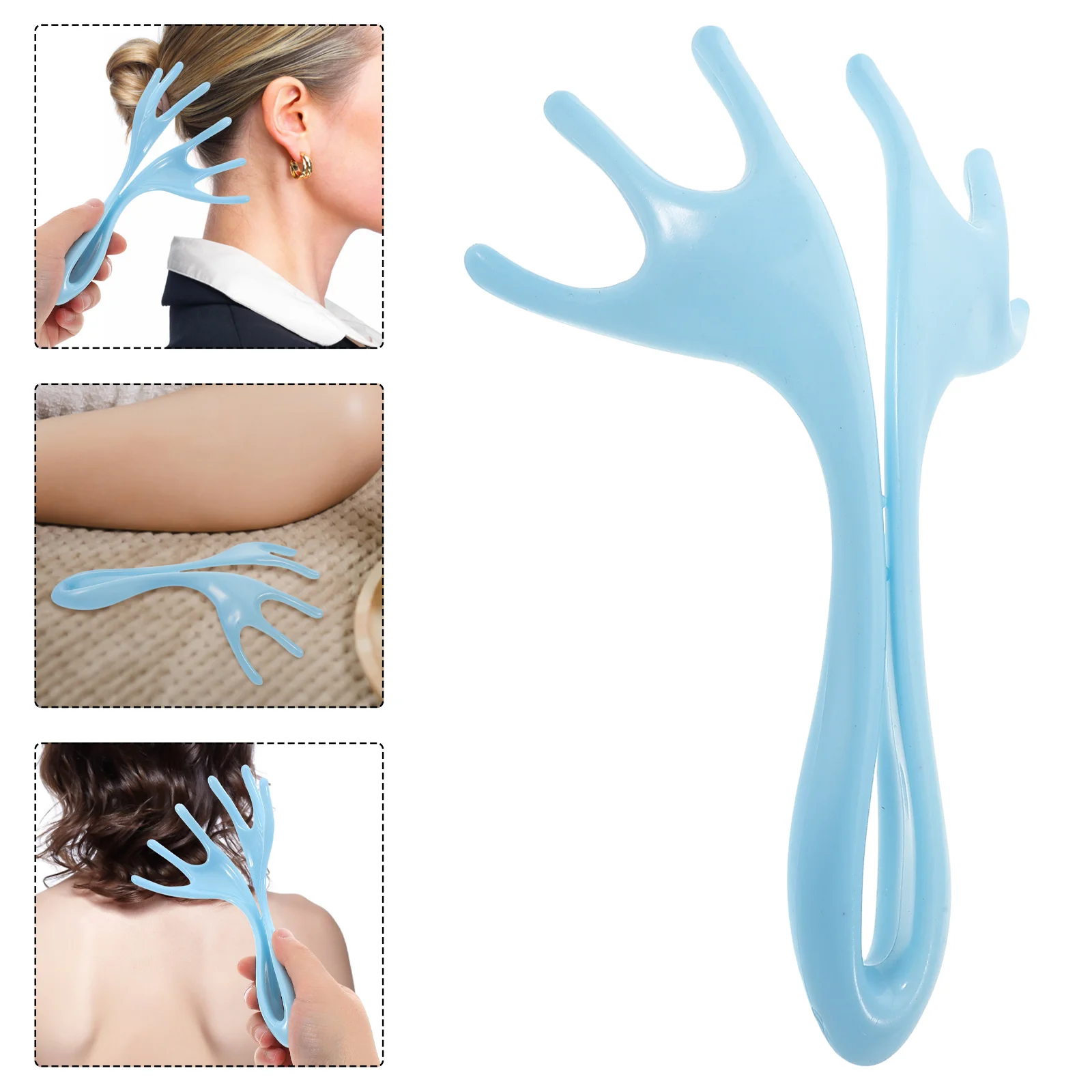 

Head Massager Scratcher for Washing Hair Growth Stimulator Comb Acupoint Plastic Manual