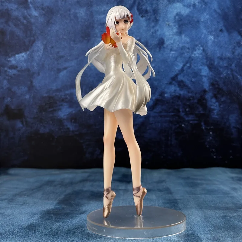 Azur Lane Game Periphery Figure 23.5cm White Dress Ijn Shokaku Beautiful Girl Desktop Ornament Model Dancing Posture Toy Gift