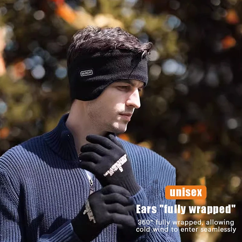 Calentadores de orejas gruesos de invierno para mujeres y hombres, orejeras cálidas y frías, orejeras de ciclismo a prueba de viento, orejeras para deportes al aire libre, regalos