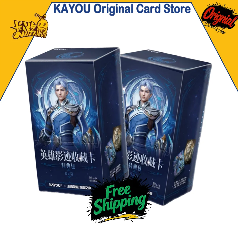 

Коллекционные карточки KAYOU Honor of Kings: Аниме-персонажи, Глава славы, Следы героев, Коллекционная карточка-сюрприз в пакете