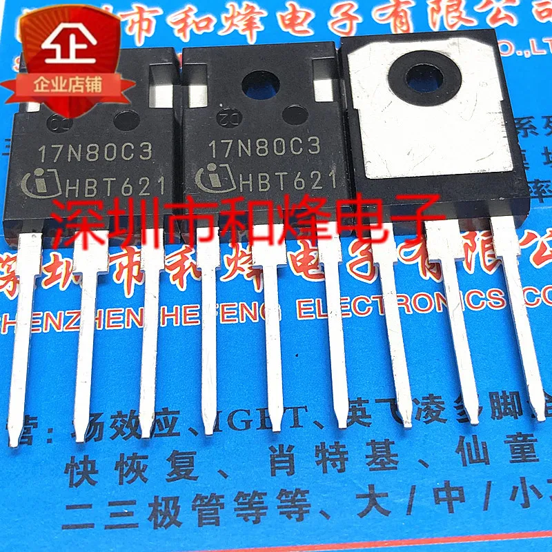 5PCS-10PCS 17N80C3 SPW17N80C3  TO-247 800V 17A  Imported Original Best Quality In Stock Fast Shipping