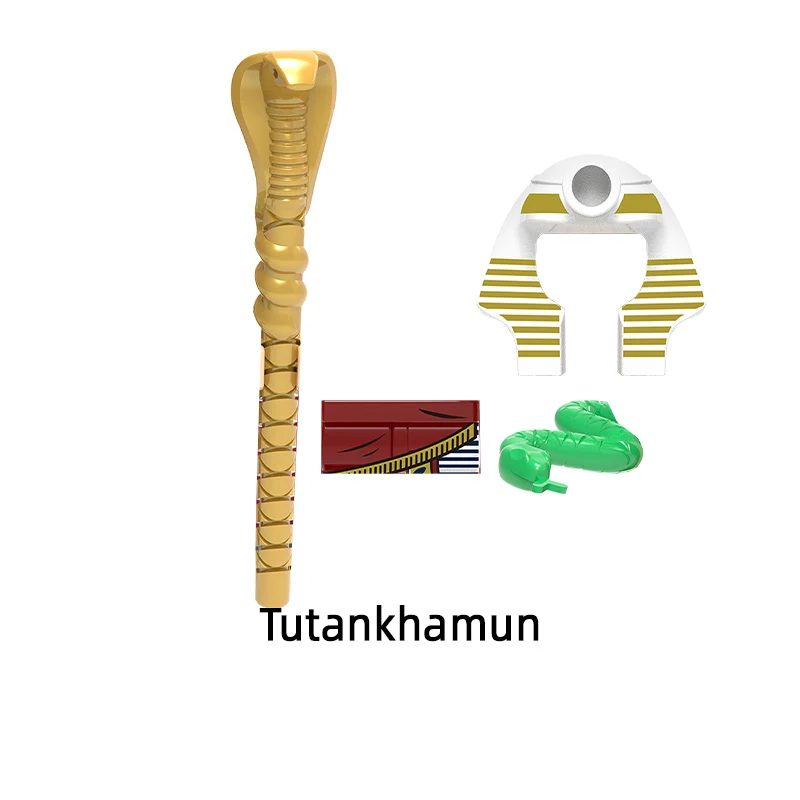 The Saint Seiya Aborigines Tutankhamun Hun Warrior Ares Athena Evil Knight Chief Model Blocks MOC Bricks Gifts Toys X0163