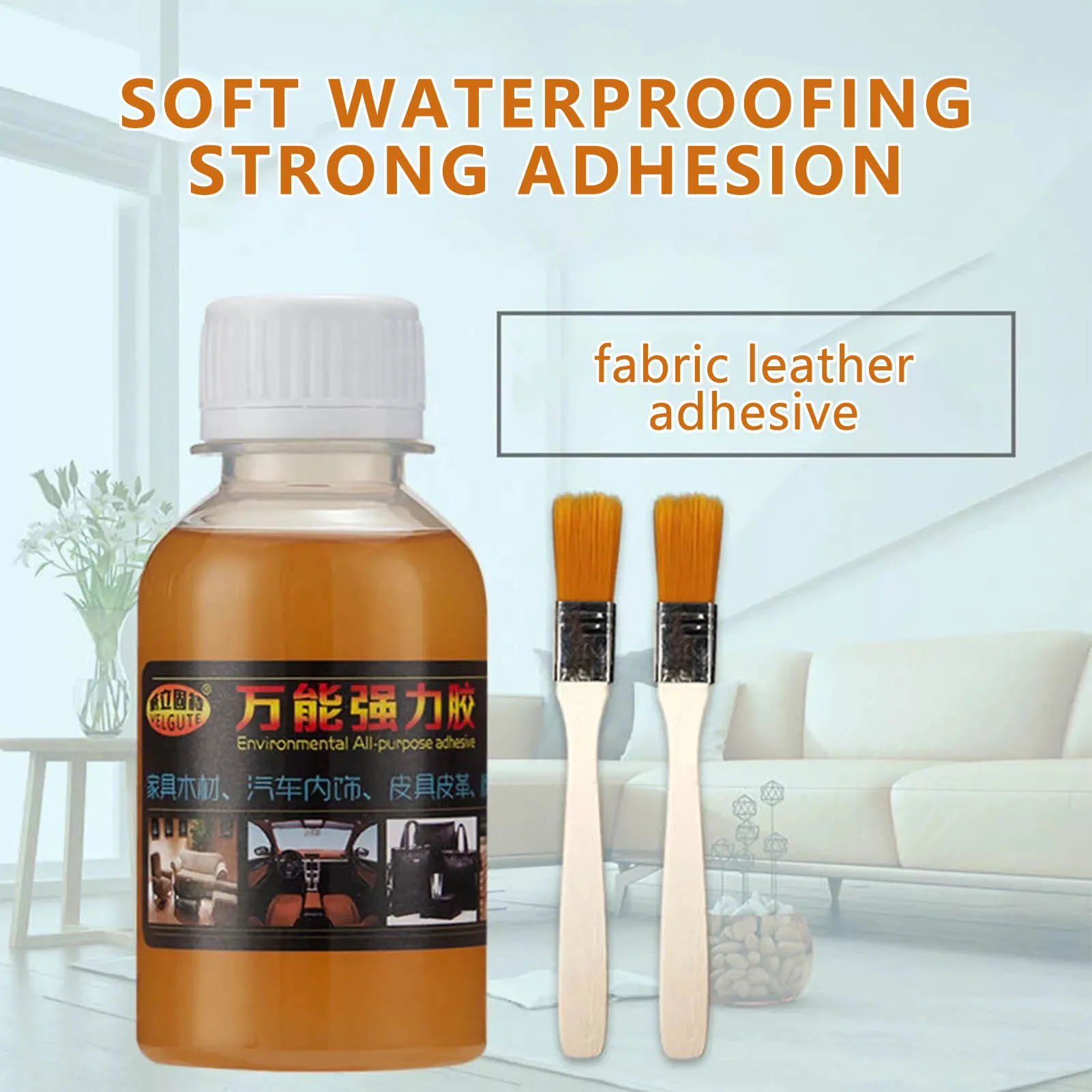 Car Roof Liner Quick Repair Adhesive Glue Quick Bonding Glue Highly Viscous Liquid Suitable for Canvas Sponges