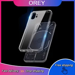 Air-bag Case for Nothing Phone 2 Cover Transparent Case for Nothing Phone 1 Soft Antiknock Crystal TPU Back Shell Fundas Bumper