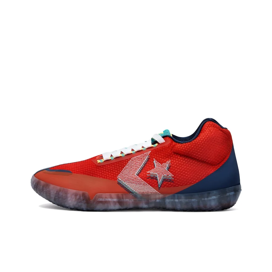 Converse All Star BB Evo Basketball Shoes Unisex Low Top Red/Gray 170761C