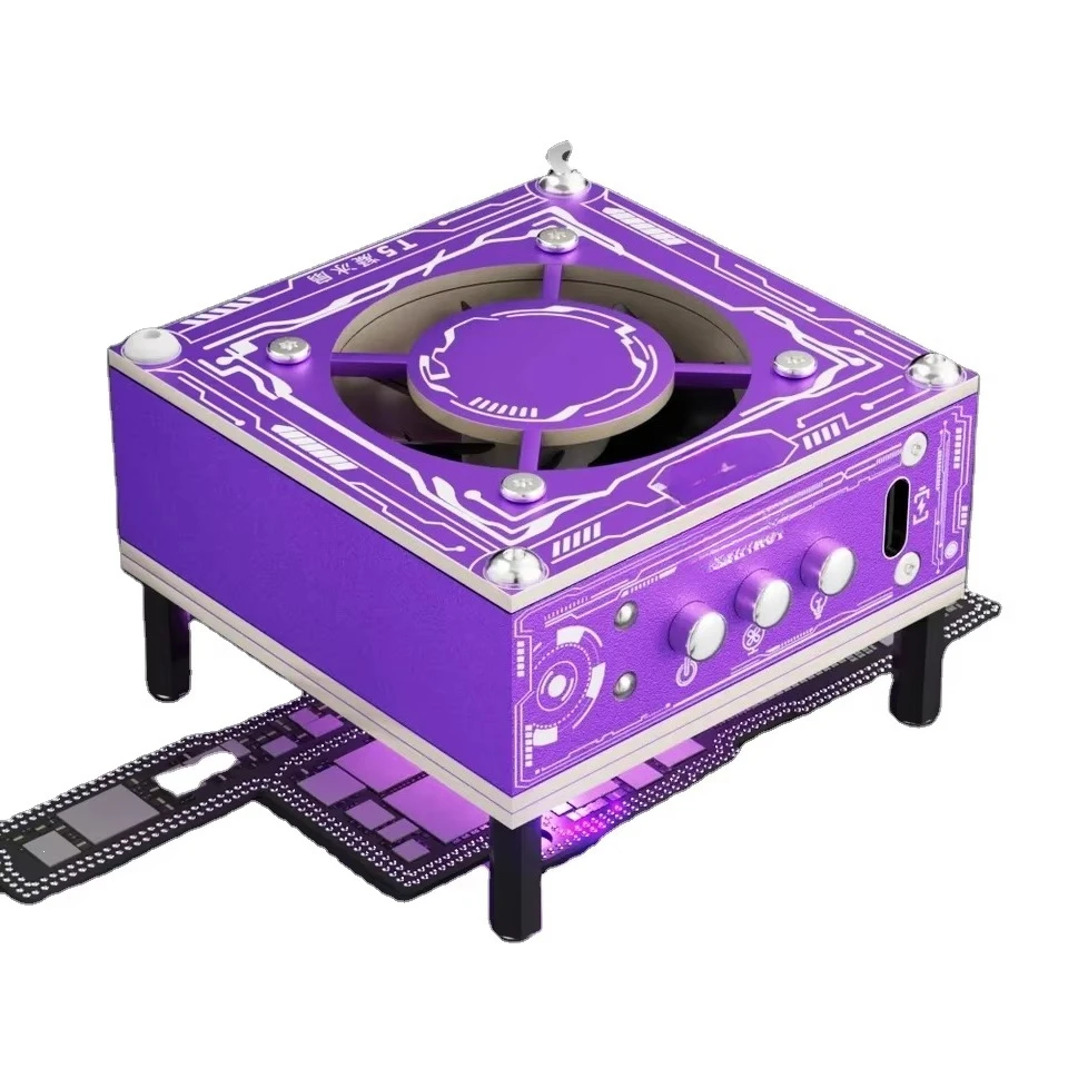 T5 UV Lamp Cooling Fan for Welding 3W Curing & Heat Dissipation 3-Speed Adjustable with PD Fast Charge Tools