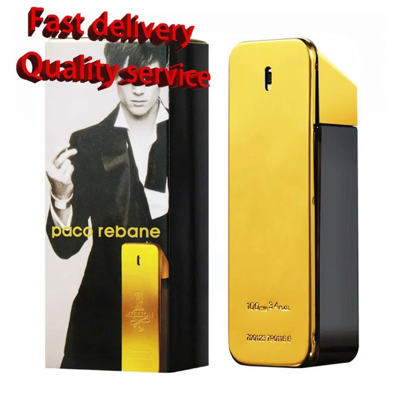 

Golden Million Gold Brick 100ml Original Men's Long-Lasting Perfume Man Deep Aroma Male Fragrance Pheromone Cologne Body Spray