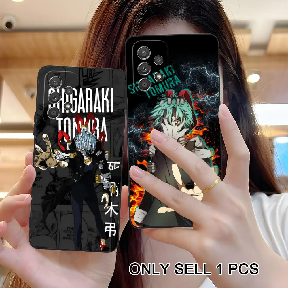 Чехол для телефона MHA Tomura Shigaraki для Samsung Galaxy A57 56 55 54 53 52 51 37 36 35 34 33 32 31 5G, мягкий противоударный чехол из ТПУ