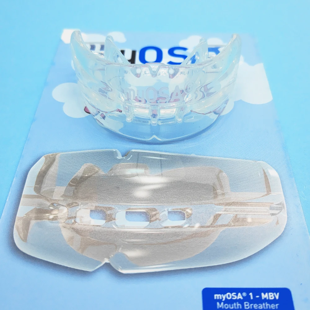 

TMJ Breathing Disordered Dental Trainer Appliance TMJ.BDS S1M During Sleeping MyOSA S1M Mouldable Dental Mouth Breath Trainer