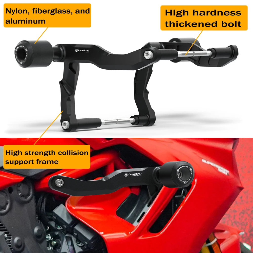 

Motorcycle Frame Crash Pads for Ducati SuperSport 950 2021+ SuperSport 950 S 2021+ Crash Shaft Engine Stator Slide Protectors