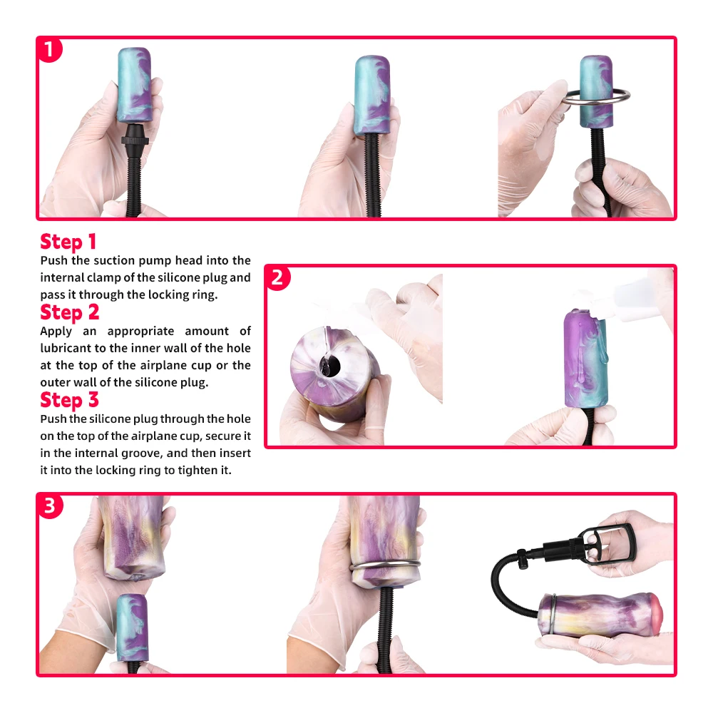 كوب استمناء للرجال من LICKER مع مضخة هواء خيالية ديك متعة أدوات مثيرة مص القضيب اللسان ألعاب جنسية للرجال